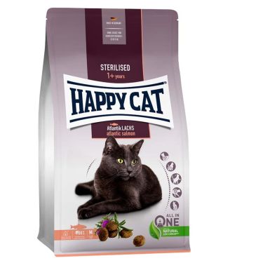 Happy Cat Adult Sterilised All in One Σολομός