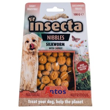 Antos Insecta Nibbles Silkworm & Carrot