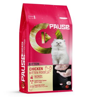 Pause Kitten Cat με Κοτόπουλο 