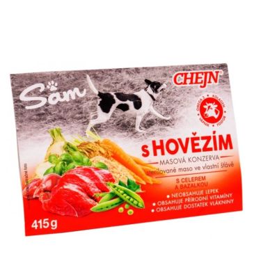 Chejn Sam Υγρή Τροφή με Μοσχάρι