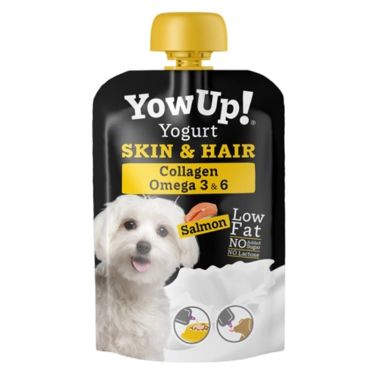 Yowup Dog Yogurt Pouch Skin & Hair Salmon