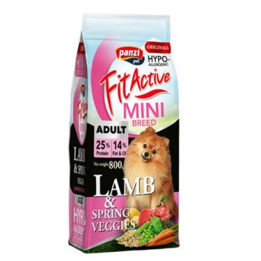 FitActive Adult Mini Breed Dog Hypoallergenic with Lamb & Spring Veggies