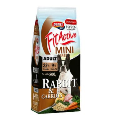 FitActive Adult Mini Breed Dog Hypoallergenic with Rabbit & Carrots