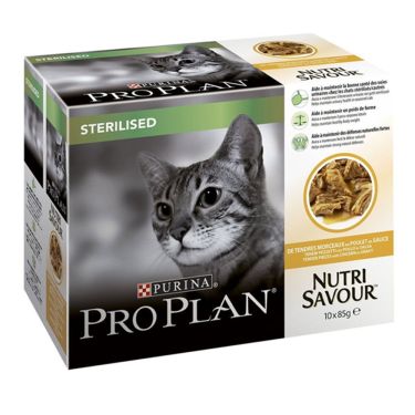 Proplan Nutri Savour Sterilised Multipack 10 x 85gr