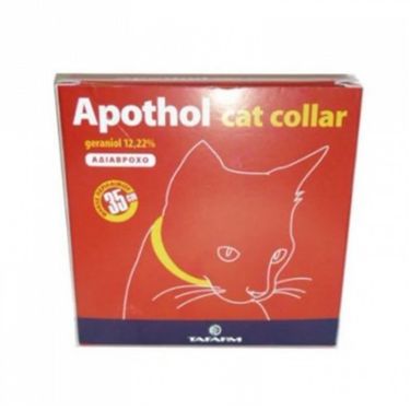 Apothol Αντιπαρασιτικό Περιλαίμιο Γάτας