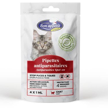 Bon Appetit Spot on Aντιπαρασιτική Αμπούλα Cat