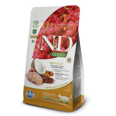 N&D Quinoa Grain Free 'Skin & Coat' Quail Adult Cat