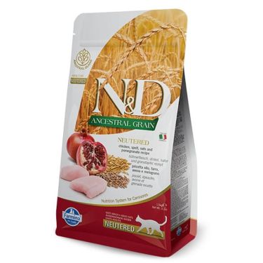 N&D Ancestral Low Grain Chicken & Pomegranate Adult Neutered Cat