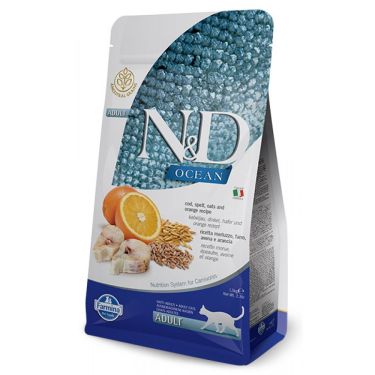 N&D Ocean Low Grain Fish & Orange Adult Cat