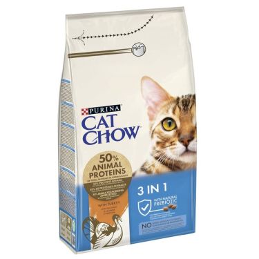 Tonus Cat Chow Feline 3 In 1 Γαλοπούλα