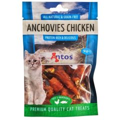 Antos Cat Treats Γαύρος & Κοτόπουλο